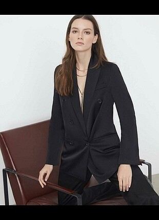 34 Beden siyah Renk Ipekyol siyah blazer ceket.