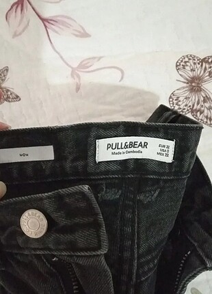 32 Beden Pull and bear mom jean