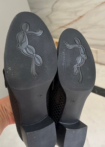 Diğer Yılan Derisi Desenli Tokalı Siyah Topuklu Ayakkabı