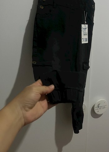 4 Yaş Beden Kız Siyah Denim Askılı Tulum 2-5 yaş için