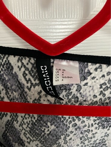 H&M H&m animal print elbise