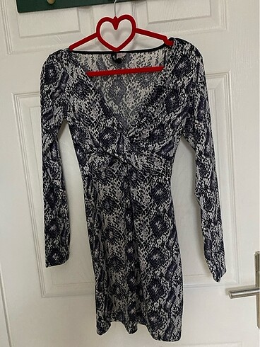 H&m animal print elbise