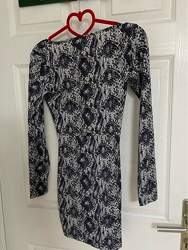 36 Beden H&m animal print elbise