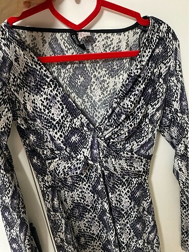 36 Beden çeşitli Renk H&m animal print elbise