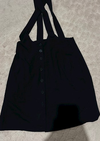 Düğmeli Siyah Mini Solopet - Görsel 2