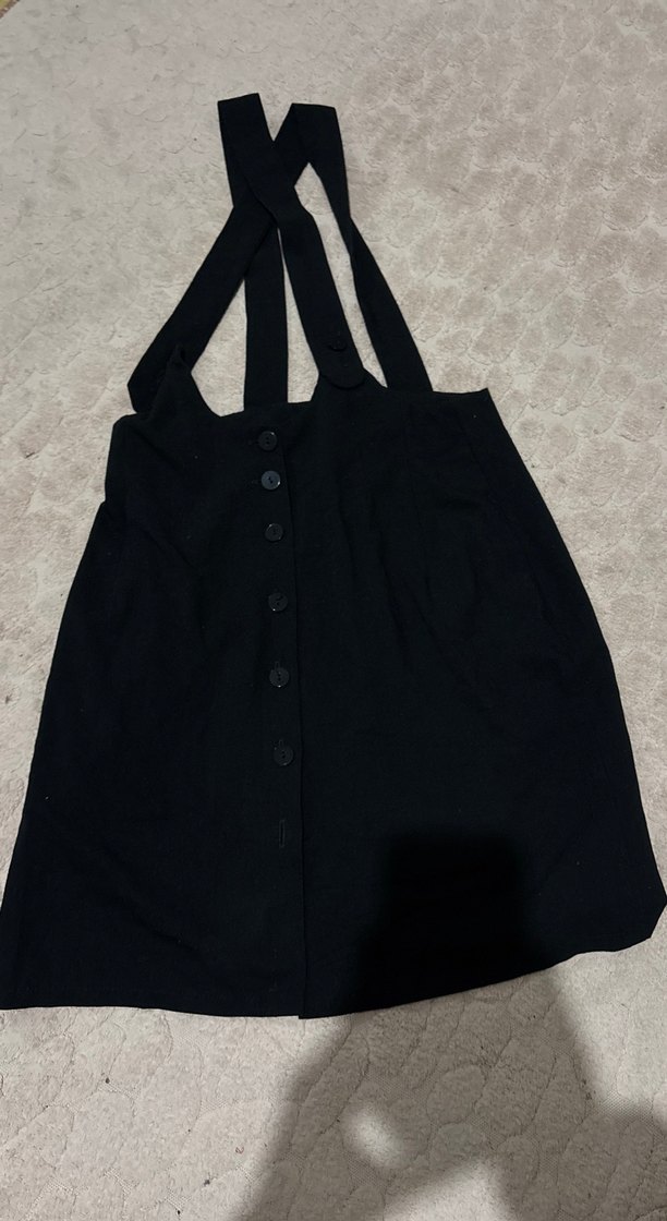 Düğmeli Siyah Mini Solopet - Görsel 2