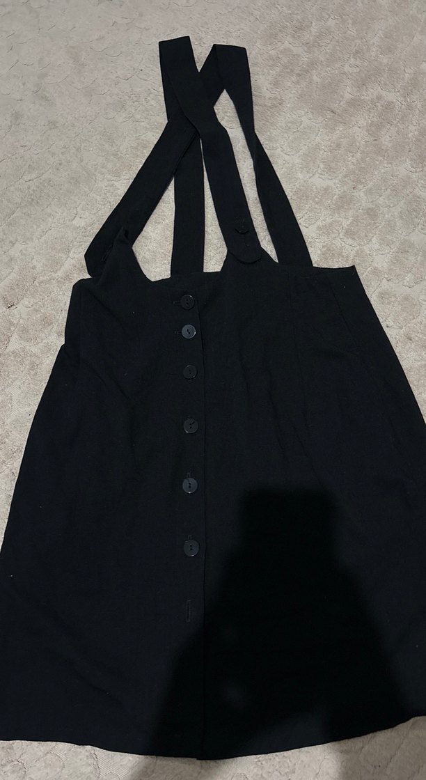 Düğmeli Siyah Mini Solopet - Görsel 3