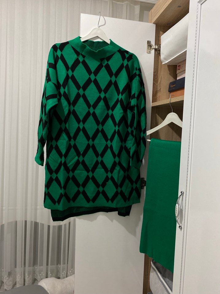 Triko tesettür takım - Görsel 3