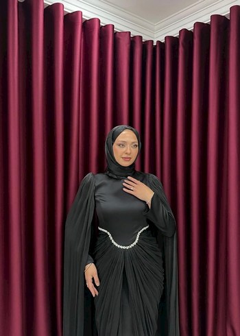 Tesettür abiye elbise - Görsel 2