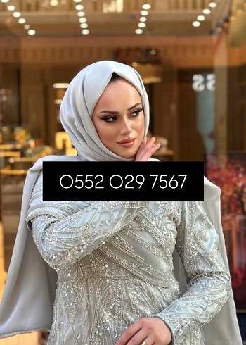 Tesettür abiye elbise kira - Görsel 5
