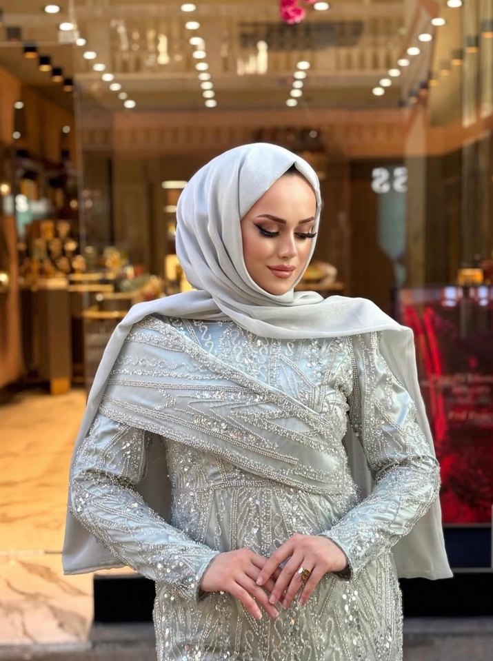 Tesettür abiye elbise kira - Görsel 3