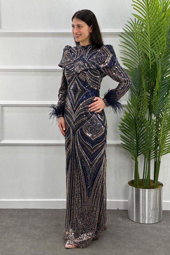 Tesettür Abiye Elbise - Görsel 3