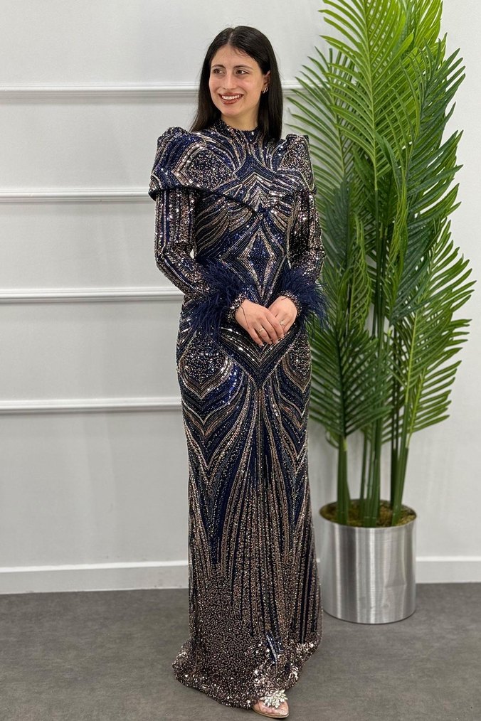 Tesettür Abiye Elbise - Görsel 2