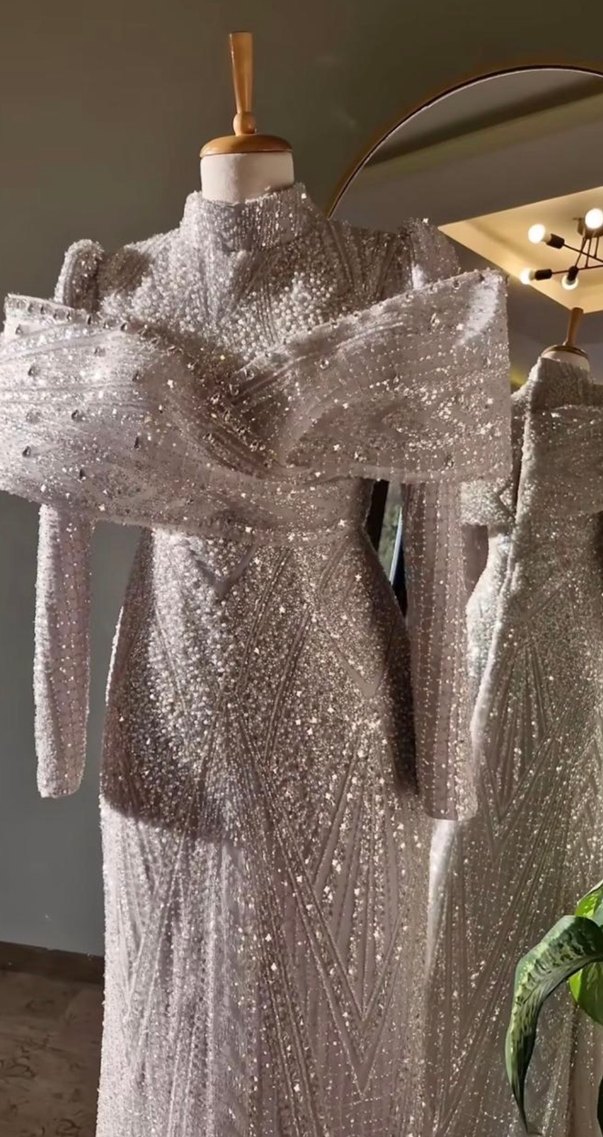 Tesettür Abiye Elbise kira - Görsel 2