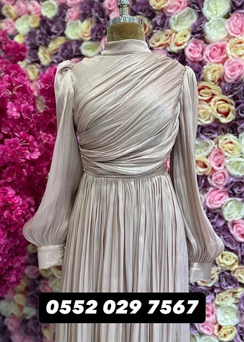 Tesettür abiye elbise - Görsel 2