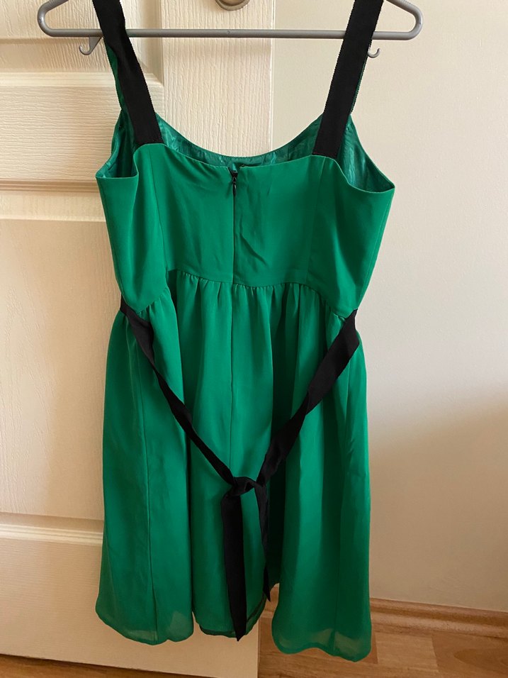 Yeşil Askılı Midi Elbise Forever 21 - Görsel 3