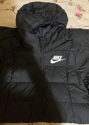 Nike Siyah Uzun Kadın Kışlık Mont - Görsel 4