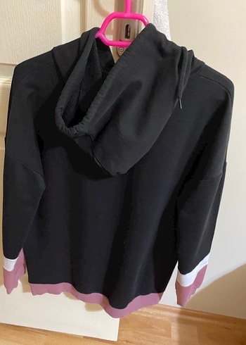 Rahat Kesim Renk Bloklu Kadın Sweatshirt - Görsel 3