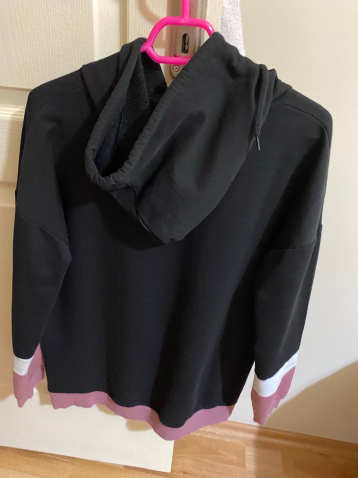 Rahat Kesim Renk Bloklu Kadın Sweatshirt - Görsel 3