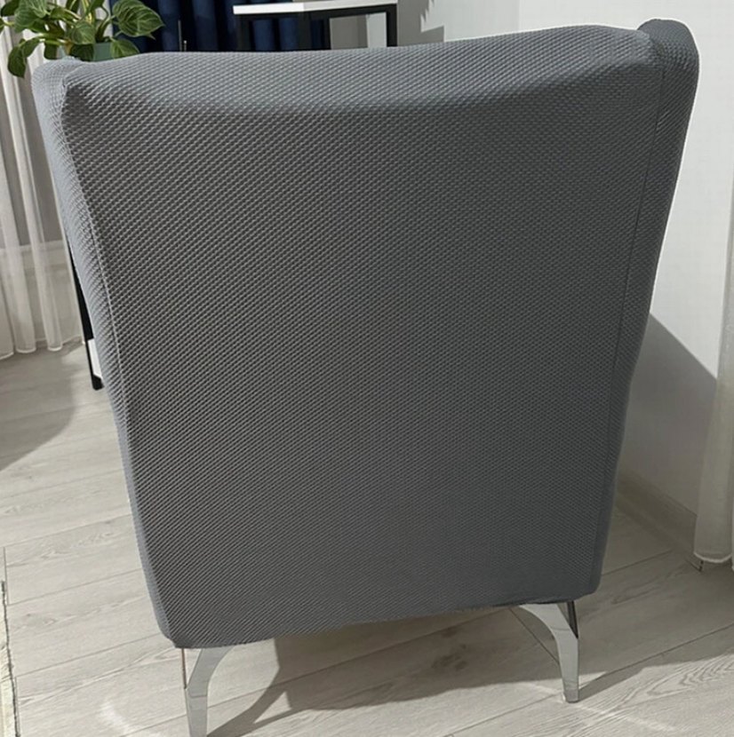 Gri Likralı Koltuk Kılıfı - Görsel 2