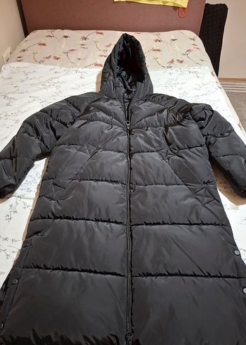 Only Kadın Uzun Kapüşonlu Şişme Mont - Görsel 4