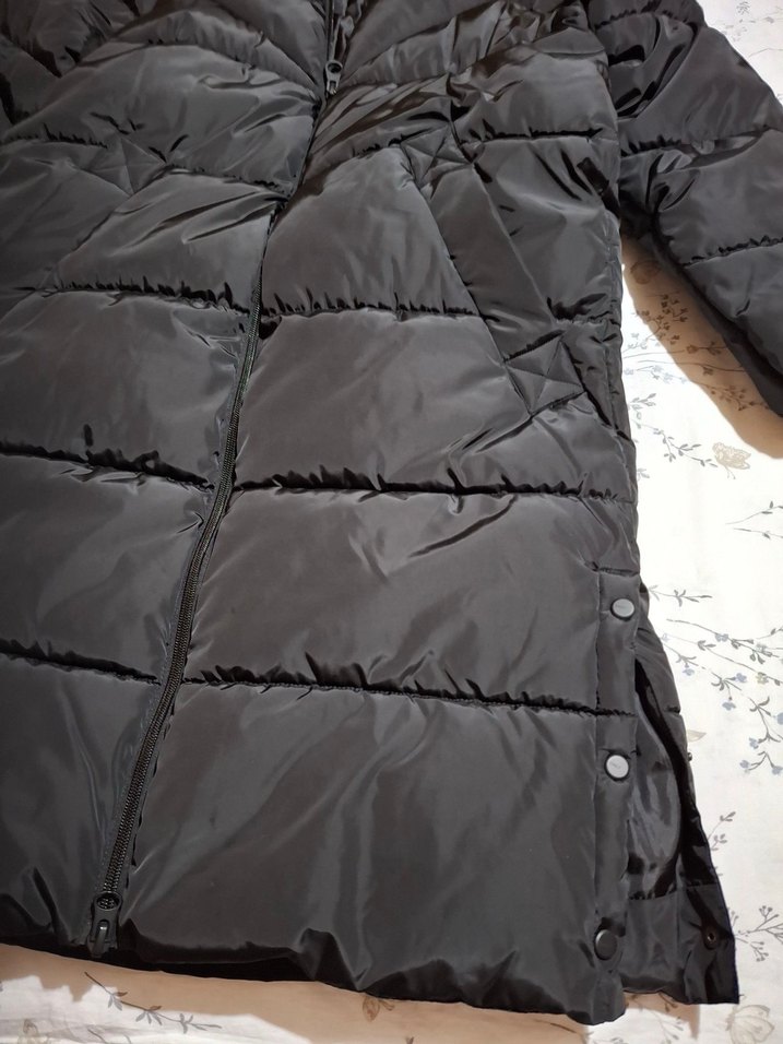 Only Kadın Uzun Kapüşonlu Şişme Mont - Görsel 3