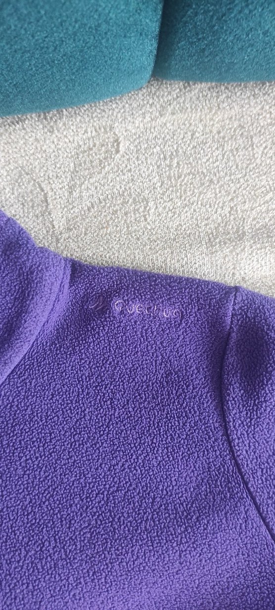 Mor Fermuarlı Kız Sweatshirt - Görsel 2