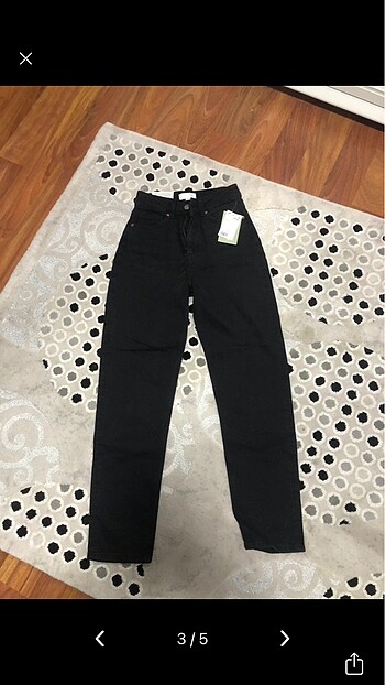34 Beden H&M yüksek bel jean