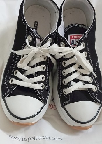 Kadın Siyah Beyaz Düz Taban converse sağlam temiz orjinal