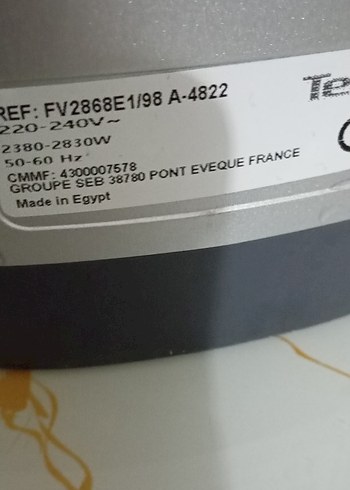 Tefal Mavi-Gri Buharlı Ütü çok temiz - Görsel 8