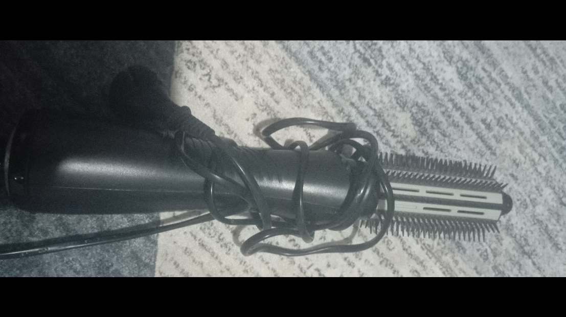 Siyah ve Gri Saç Şekillendirici Fırça - Görsel 2