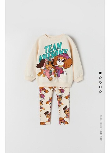#ZARA kız çocuk alt üst takım 