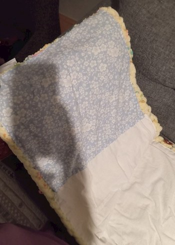 Çocuklar için çok renkli örgü battaniye - Görsel 2