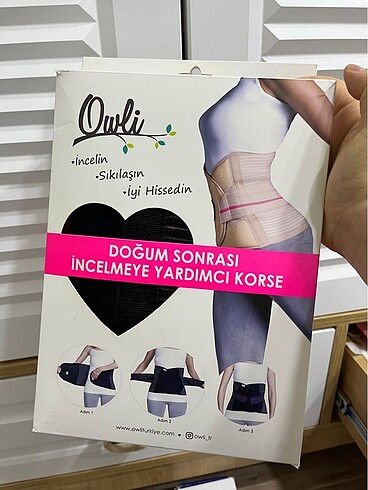Owli korse sıfır kutulu m-l beden