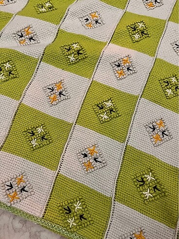 Bebek battaniye el örmesı - Görsel 2