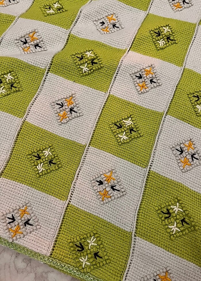 Bebek battaniye el örmesı - Görsel 2