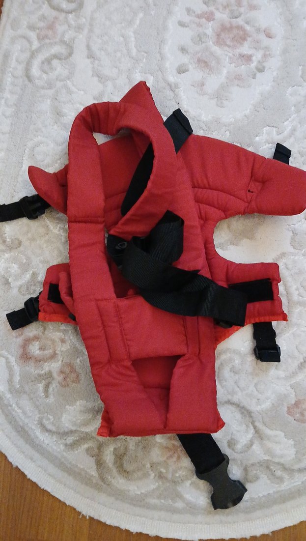 Kırmızı Bebek Taşıma Aparatı hic kullanilmadi - Görsel 2
