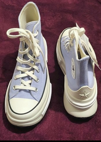Converse Mor Renkli bağcıklı Kadın Spor Ayakkabı