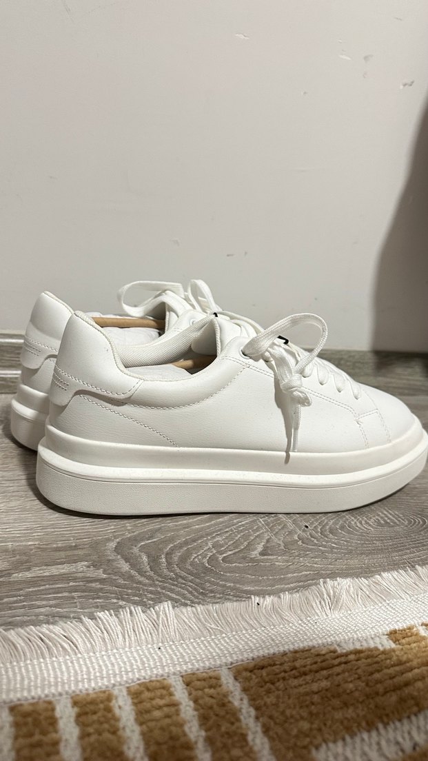 Beyaz PULL BEAR erkek ayakkabı - Görsel 2