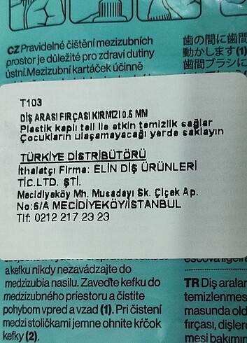 diğer Beden Diş arası fırçası