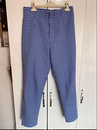 Zara kareli pantalon