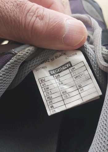 Decathlon Mor Gri Erkek Spor Ayakkabısı - Görsel 4