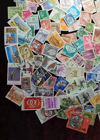 220 ADET POSTA PULLARI KOLEKSİYONU - Görsel 3