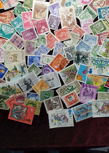 220 ADET POSTA PULLARI KOLEKSİYONU - Görsel 4