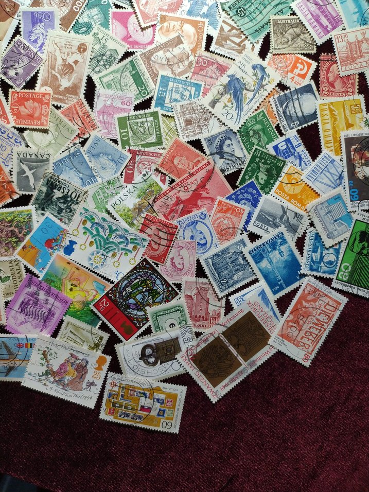 220 ADET POSTA PULLARI KOLEKSİYONU - Görsel 5