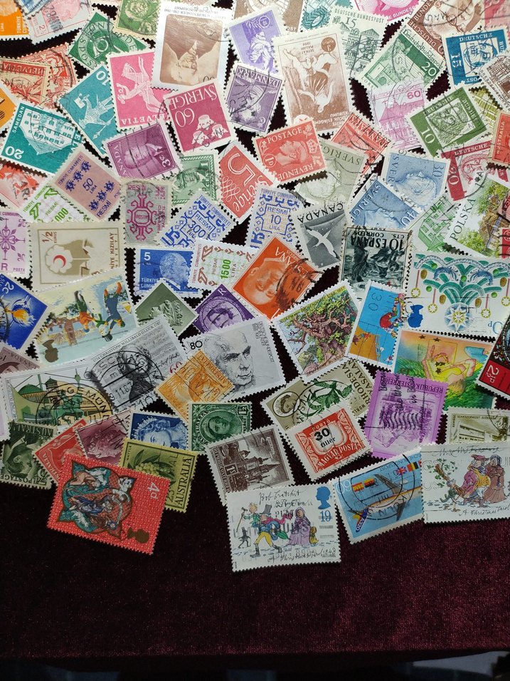 220 ADET POSTA PULLARI KOLEKSİYONU - Görsel 4