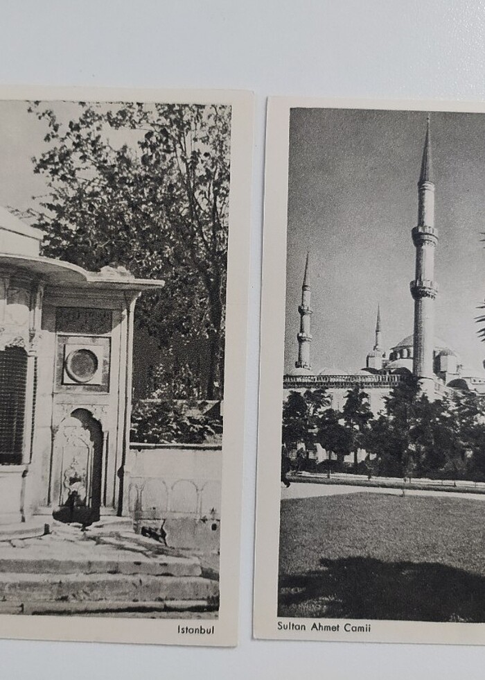 1950-60 lı yıllara ait 10 Adet Kartpostal - Görsel 4