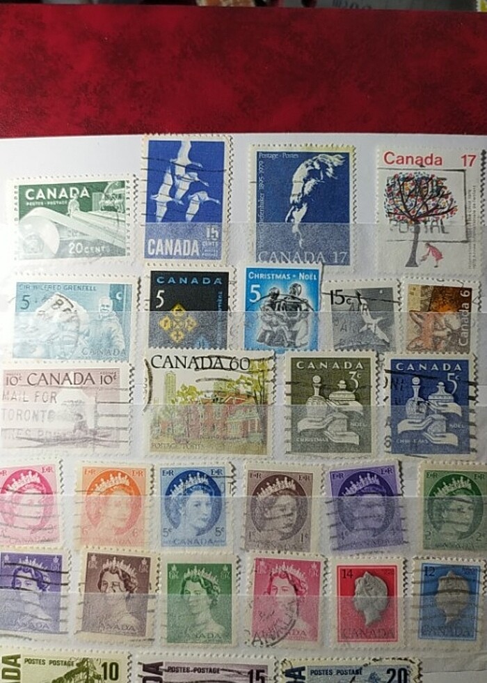 KANADA POSTA PULLARI KOLEKSİYONU - Görsel 2