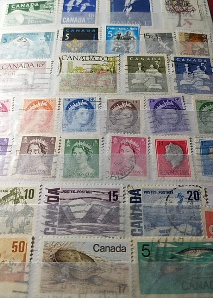 KANADA POSTA PULLARI KOLEKSİYONU - Görsel 4