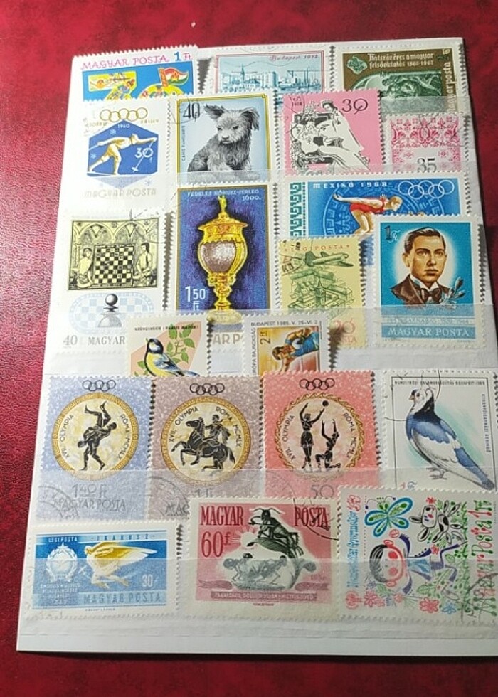 MACARİSTAN TEMATİK PUL KOLEKSİYONU - Görsel 2